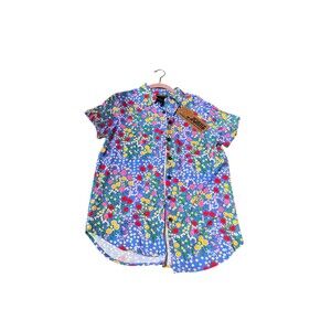 Nooworks NWT Superbloom Joyce Button-Up MED